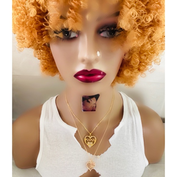 ✨2pcs Gold color mama/mom necklace birthday anniversary Mother’s Day and more - Picture 1 of 7